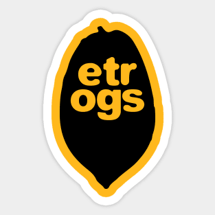 Ertog "etrogs" אֶתְרוֹג citron fruit Sticker